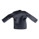 thumbnail image 2 of Camisa de manga larga para disfraz de muñeca en miniatura, camiseta básica informal para muñeca, escala 1/12 gris, 2 of 9