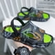 thumbnail image 2 of Nuevas pantuflas de verano para mujeres y hombres, zapatillas de deporte de playa, suela gruesa suave, estampado de almohada, toboganes, sandalias planas para parejas al aire libre, zapatos 44 Gao Jinjia LED, 2 of 2