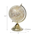 thumbnail image 2 of 8" Decorative Gold Globe With Stand, 2 of 4