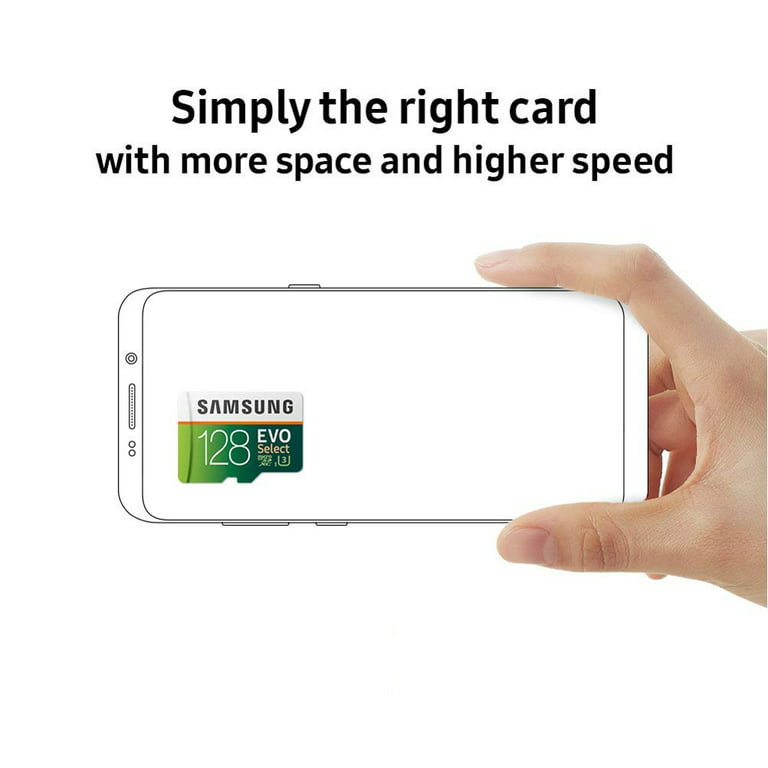 Acce2s - Carte Mémoire Micro SD 128 Go Classe 10 pour Samsung Galaxy A32 -  A12 - A42 - A02s 