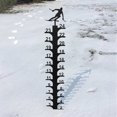 thumbnail image 2 of Awdenio 24 Inch Snow Meter Hand Made Metal Outdoor Garden Snow Meter Garden Decoration, 2 of 4