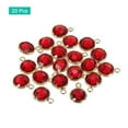 thumbnail image 3 of Unique Bargains Crystal Birthstone Charm, January Pendants Drop Bead Wine Red, for Jewelry Making, 20 Pack, 3 of 6