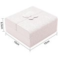 thumbnail image 3 of Double Open Small Jewelry Boxes Jewelry Box Leather Look Butterfly Decoration Display Storage Organi, 3 of 5