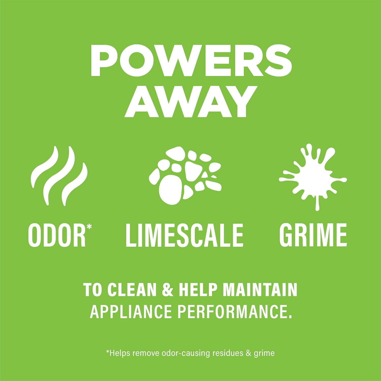 Dishwasher Cleaner, Helps Power Away Odor Causing Bacteria, Limescale, Mineral Deposits & Grime Inside Pump, Tub & Hoses, 12 Tablets, 1 Year Supply