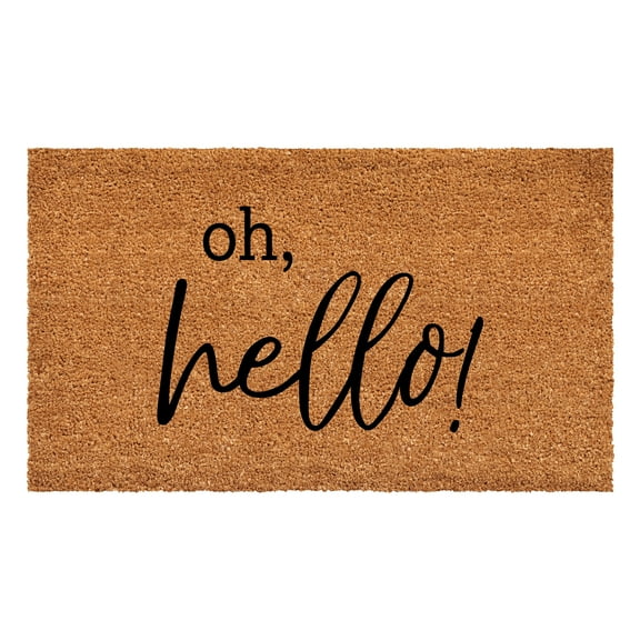 Calloway Mills Oh, hello Doormat, 17" x 29"