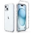 thumbnail image 6 of ULAK Phone Case for iPhone 15 Plus, Sturdy Rugged Hybrid Heavy Duty Shockproof Clear Case for Apple iPhone 15Plus 6.7 inch 2023, Transparent, 6 of 10
