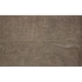 thumbnail image 4 of Java Pouf 22" Upholstered in Genuine Leather in Gray and Contrast Stitching, 4 of 7