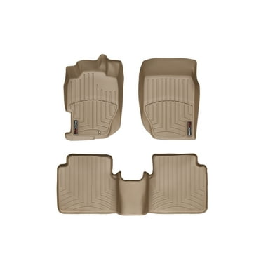 WeatherTech Custom Fit FloorLiners compatible with 1998-2002 Honda Accord - 1st & 2nd Row, Tan