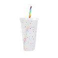 thumbnail image 2 of POINTERTECK Gobelet à Changement de Couleur avec Couvercles et Paille Réutilisable pour Boisson Froide/chaude Tasse Motif Confettis pour Adultes et Enfants, 2 of 2