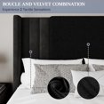 thumbnail image 2 of Queen Upholstered Bed Frame with LED Headboard & Footboard - Noiseless, Easy Assembly Platform Bed for Master Bedroom and Guest Room, Black, 2 of 8