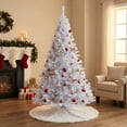 thumbnail image 7 of FHBVT 7ft Artificial Christmas Tree Premium Unlit Hinged Spruce Full Tree 1000 Dense Branch Tips Sturdy Reinforced Stand for Indoor Outdoor Home Office Party Holiday Christmas Winter Decor, 7 of 7