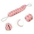 thumbnail image 3 of Unique Bargains 1 Pc Bath Shower Loofah Sponge Body Puffs for Bathroom Shower 11.42"x2.20"x1.97" Pink, 3 of 6