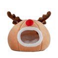 thumbnail image 1 of Cat Christmas Pet Cute Christmas Reindeer Sponge Dog Rest Mat Round Cat, 1 of 8