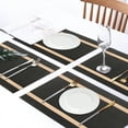WWW HeatResistant Placemats, Set of 4,Stain Resistant Washable PVC