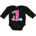 thumbnail image 3 of Inktastic Dinosaur Party-first Birthday Girls Long Sleeve Baby Bodysuit, 3 of 5