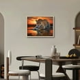 thumbnail image 2 of Nawypu Leopard Canvas Wall Art Sunset Landscape Painting African Wildlife Prints Animal Posters Wall Pictures for Living Room Decor, 2 of 4