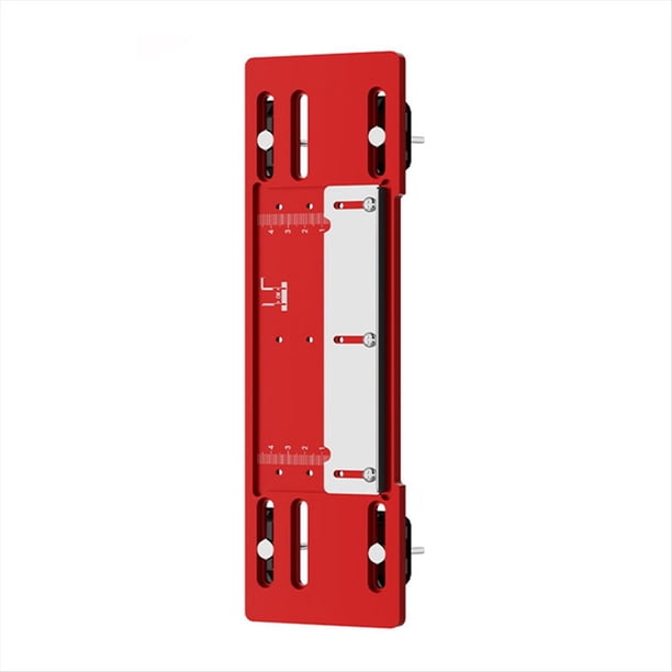 Base para Máquina de Corte 2 en 1, Sin Perforaciones, Placa Inferior de Posicionamiento Engrosada Ajustable, Herramienta de Carpintero