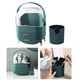 thumbnail image 4 of Organizador de maquillaje acrílico con soporte para brochas y labiales, resistente al agua. Verde, 4 of 9
