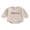 Apricot, variant on Big Middle Little Sibling Matching Outfit Long Sleeve Pullover Sweatshirt Romper Toddler Baby Announcement Clothes