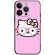 thumbnail image 3 of Funda de teléfono para iPhone 11, 14, 12, 13 Pro Max, 7, 8, XR, X, XS, 6, 6S Plus, MINI Capa de silicona, Hello Kitty, Color rosa, estilo, 3 of 5