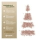 thumbnail image 4 of Árbol de Navidad Ramas de Bayas Acabado Metálico, Pino Navideño Estilo Nórdico Esquimal (Oro Rosa, 1.80 m), 4 of 6