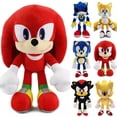 thumbnail image 3 of Muñeca de peluche suave de Sonic the Hedgehog, regalo para niños, 1 pieza (rojo), 3 of 4