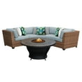thumbnail image 1 of TK Classics Laguna Wicker Set with Charleston Fire Pit Table, 1 of 3