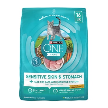 [Multiple Sizes] Purina ONE Sensitive Stomach, Sensitive Skin, Natural Dry Cat Food, Sensitive Skin & Stomach Formula