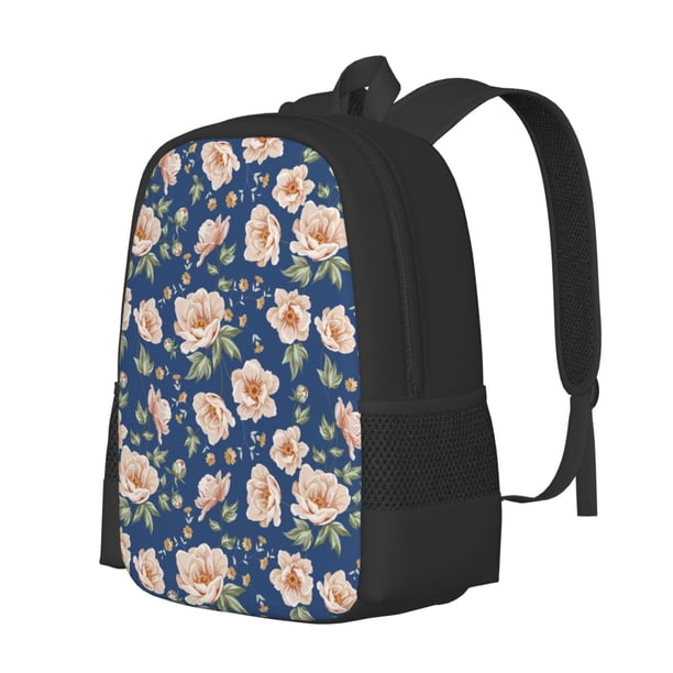 Disketp Flower Mochila Minimalista de Gran Capacidad, Mochila de Viaje para Escuela, Trabajo o Uso Diario