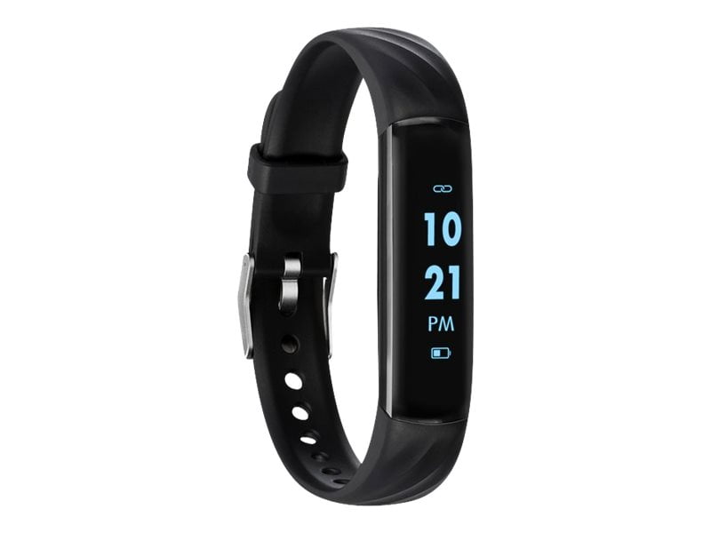 iTouch Slim Activity tracker with strap TPU black wrist size up to 9.5 in monochrome Bluetooth Walmart