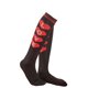 thumbnail image 2 of Guardurnaity 1 par de calcetines, suministros para fiestas, calcetines hasta la rodilla, bonitos patrones, regalo del Día de San Valentín, mangueras Medias Amor medio negro Guardurnaity AP009348-11, 2 of 6
