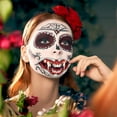 thumbnail image 4 of Wovilon Halloween Decorations Indoor 2023 New Halloween Prank Makeup Temporary Halloween Clown Horror Mouth Stickers Removable And Realistic Temporary Kit, Halloween Makeup Props, 4 of 4