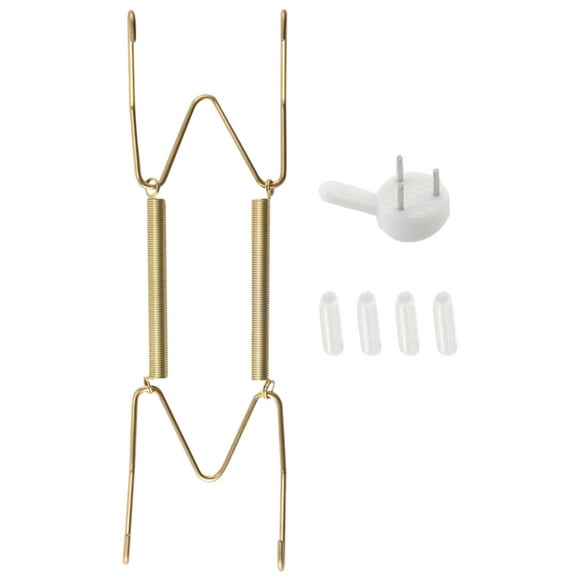 10 Pack Plate Hangers, 6 Inch Wall Plate Hangers and 10 Pack Wall Hooks, Compatible 5 To 7 Inch Decorative Plates, Antique China, Antique Plates and Art