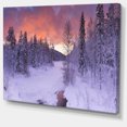 thumbnail image 2 of Finnish Lapland Trees in Winter - Landscape Canvas Art Print, 2 of 4