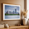 thumbnail image 4 of Charles River & The Boston Skyline - Boston Massachusetts Photography Oak Framed Wall Art Print 16 x 20 inches, 4 of 6