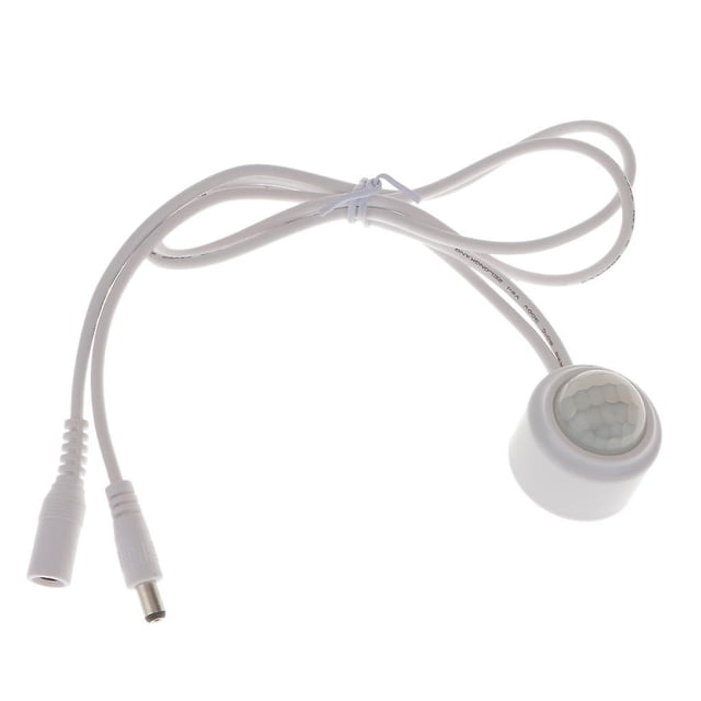 Automatic Body Infrared Pir Motion Sensor Switch for Led Light Strip Dc 12v, 2a, 5m/16.4ft Detection Range