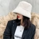 thumbnail image 5 of Gorro de pescador peludo de invierno para mujer, gorro de pescador más cálido para niñas, 5 of 5