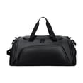 thumbnail image 3 of Bolsa de viaje Zulema bolsa de entrenamiento bolsa deportiva para gimnasio con compartimento para zapatos Negro, 3 of 8