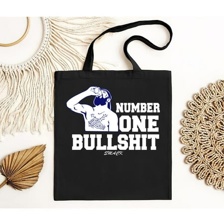 vintage Number One Bullshit - Stop He Is A Legend Funny Men s Short Sleeve Tote Bag Black-TH23516