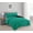 Teal & Black, variant on Empire Home Bed in A Bag Reversible Down Alternative All Season Comforter Set with Sheet Set Included !!
