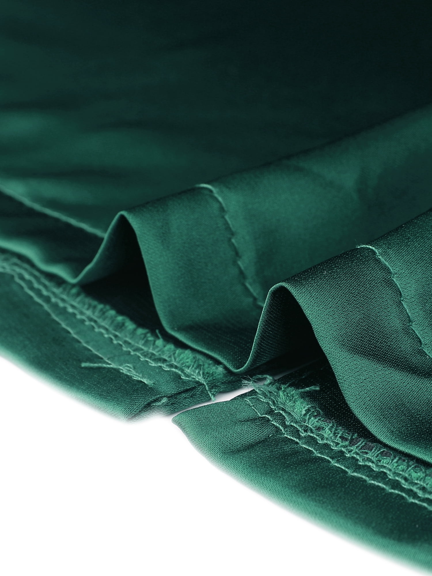DARING DIVA Women's Satin Button Down Pajamas Sets S Bright Green