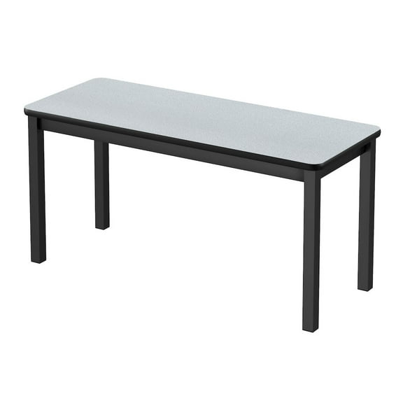 Correll 24"W x 72"D High Pressure Library Table in Gray Granite