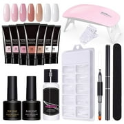 Kokovifyves Nail Care Clearance Nail Extension Gel Set, Nails Nail Kit, Uv Nail Polish, Colour Gel with 15Ml