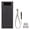 Black, variant on Suodoka L16 16x18650 DIY Power Bank 2 USB Output 22.5W Fast Charging Battery Box Case with LCD Display and Micro Type C Input White