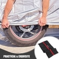 thumbnail image 3 of OULII 1Pack Tire Protectors Oxford Cloth Red Waterproof For Car Tire, 3 of 5