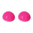 thumbnail image 3 of Bolas de yoga semicirculares Greeniant 2Conjunto Rosa roja, 3 of 6
