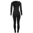 thumbnail image 2 of FashionMille High Waisted Super Comfortable And Soft Full Length One Size Fits All 2pc Work Out Leggings And Track Jacket Set, 2 of 4