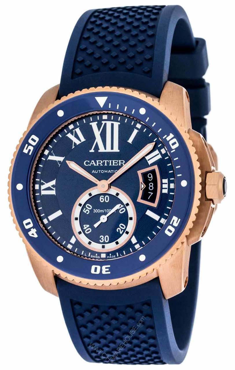 CARTIER Calibre Diver Blue 42MM 18K 
