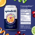 thumbnail image 5 of Spindrift Cosnopolitan Sparkling Water - Refreshing Beverage with Real Fruit Flavors, 5 of 7
