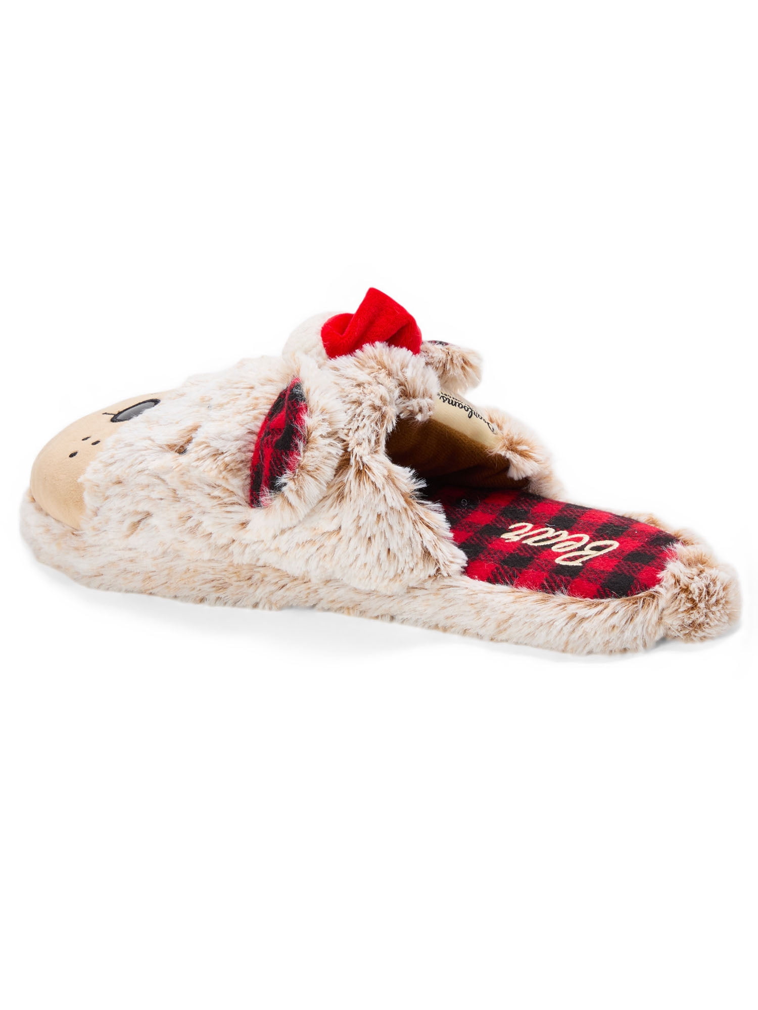 Dearfoams Cozy Comfort Matching Family Bear Slippers